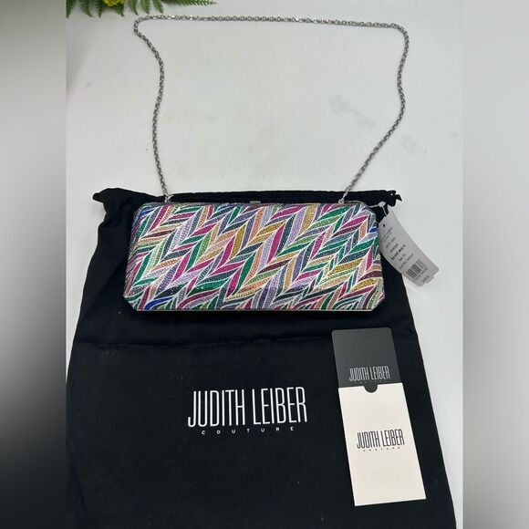 Women's Christian Louboutin rectangular beach mural clutch bag made in Italy - Picture 1 of 14